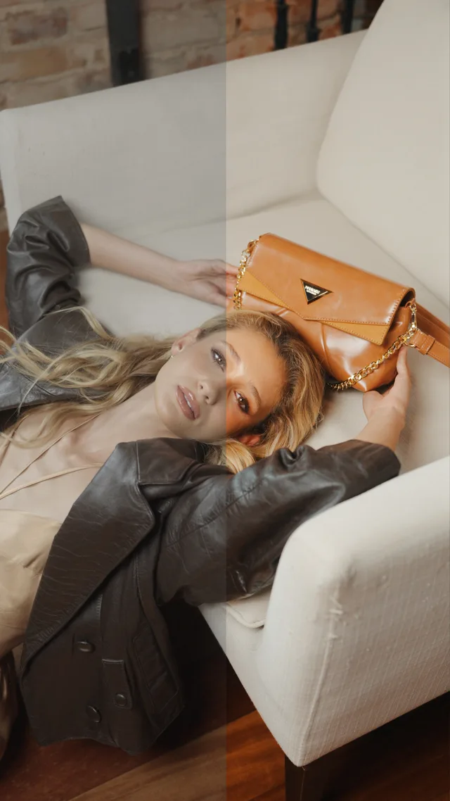 Comparativo antes e depois do Look 16