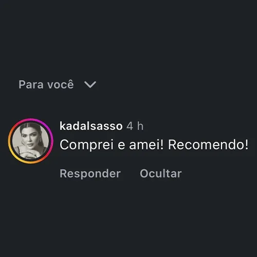 Cliente diz que comprou, amou e recomenda o pack.